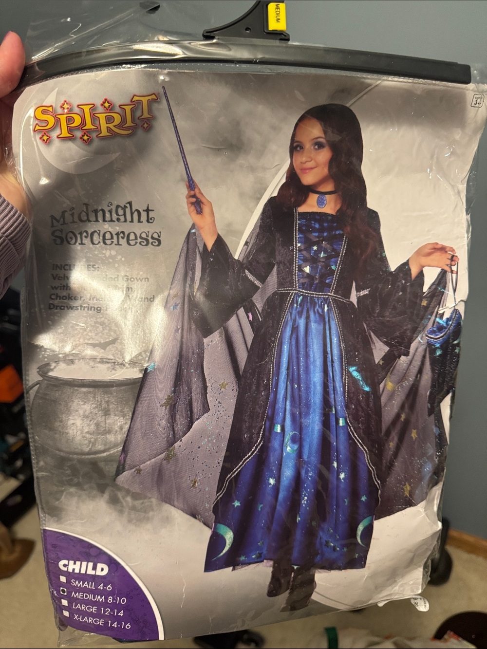 Spirit Midnight Sorceress Blue & Black Costume